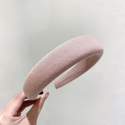 Jiuvia hairpin hairband female sponge high skull wide edge face wash headband Korean version Internet celebrity new hair bundle autumn and winter pressed hair face small head jewelry JYFG029 random one piece