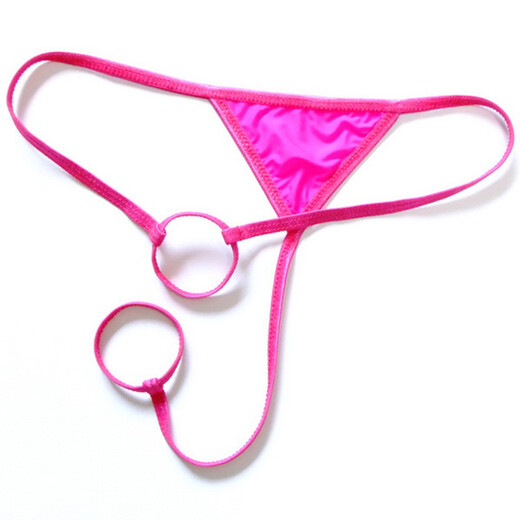 [Vertrauliche Lieferung] Sexy Unterwäsche Herren-Tanga-Männerunterwäsche sexy SM volle transparente T-Pants Leidenschaft Free Nightclub Open-Size Homosexuelle schwule Männer masturbieren alternative schwarze schwarze eingröße T-Pant