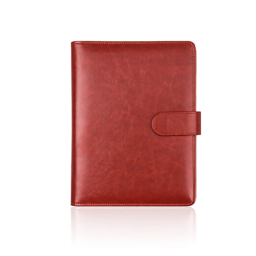 XUCHEN Simple Business A5 Loose-leaf notebook notebook black 100 sheets 6 holes replaceable inner core high-end leather surface notebook working notepad diary detachable gift souvenir
