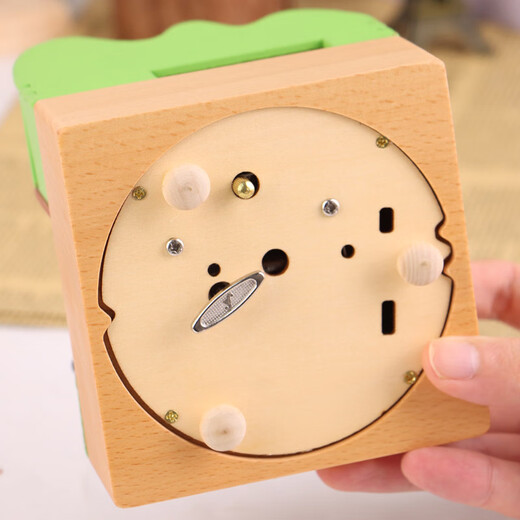 Tatanice Wooden Music Box Music Box Country Train Desktop -Ornamente Kinderspielzeug, um Mädchen zum Student Day Geschenke zu schicken