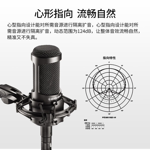 Audio-technica AT2020 AT2035 AT4040 AT4033 AT2031 condenser microphone audiobook recording live karaoke dubbing set anchor sound card singing microphone Audio-technica AT2035 genuine new