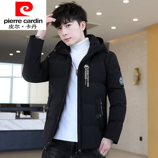 皮尔卡丹（pierre cardin）2025新款羽绒棉服男短款加厚修身潮流男装冬季外套学生白色衣服 719白色 4XL