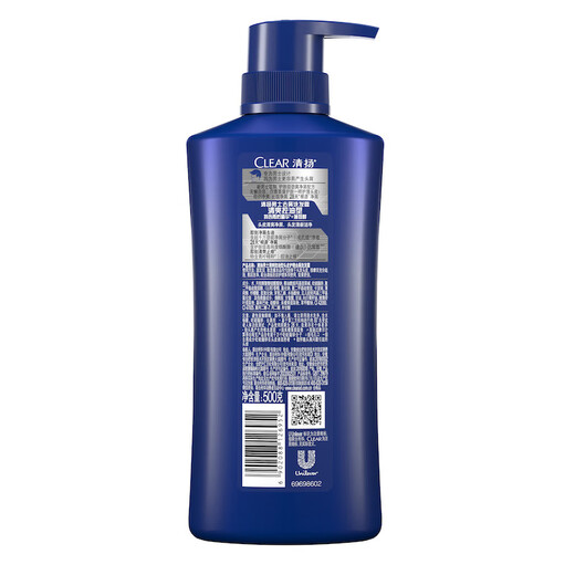 Qingyang (CLEAR) fluffy anti-dandruff shampoo refreshing oil-controlled 900g menthol shampoo JD Direct Delivery