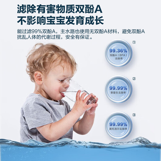 安吉尔净水器家用600G魔方1900过滤器RO反渗透1.94L/分钟无桶大通量厨下式自来水纯水机直饮净水机 魔方1900+前置3524