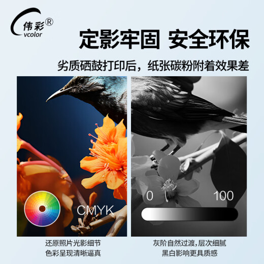 伟彩黑色CRG-069硒鼓 适用佳能MF752/756/754打印机  彩色激光机耗材可加粉循环加粉粉盒