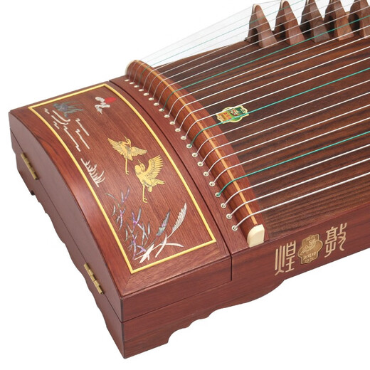 Brand Dunhuang Guzheng 694DQ Serie Teshi Guyi SUMU Performance Calificación Zheng Shanghai Folk Musical Instrument Factory 694LC Chuntang Xiaolu (conjunto completo de accesorios)
