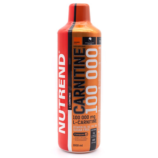 Nutrend L-carnitine 100,000 liquid liquid for men and women fitness 100,000 L-100,000 100 parts imported from Europe Orange flavor