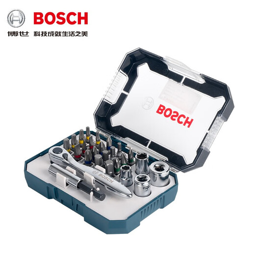 Bosch (BOSCH) 26-piece screwdriver bit set electric screwdriver electric bit driver bit bit bit ratchet wrench Dr. screw Bosch 26-piece bit set