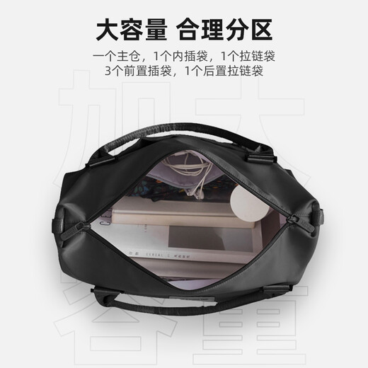 Lohas travel bag men's portable large-capacity luggage bag portable trolley case short-distance business trip boarding simple storage bag