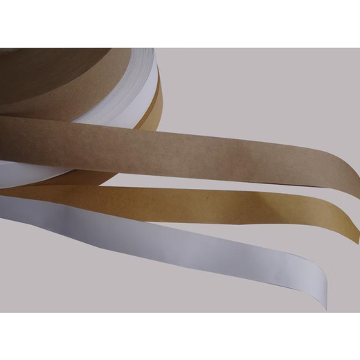 XMSJ kraft paper roll paper tape edge sealing paper sealing paper edge wrapping machine sealing paper belt machine paper tape 100MM*500 meters 0 points 1MM thick