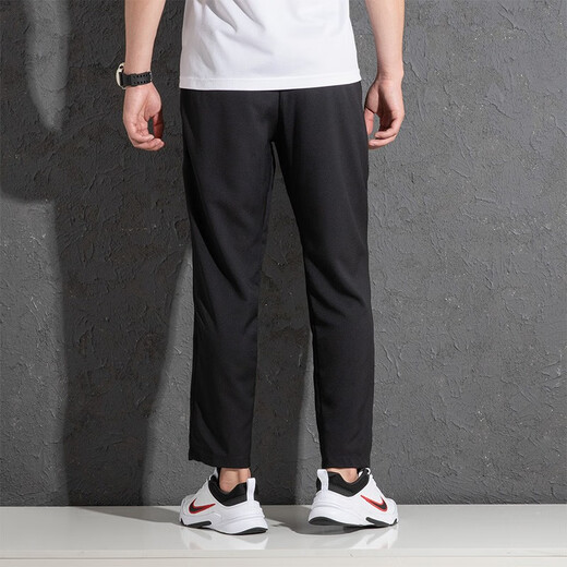 耐克（NIKE）官网官方 舰店男裤子25夏大钩子LOGO篮球梭织快干透气运动长裤 DM6627-010/梭织小脚 S (165/72A)