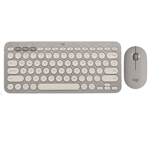 Logitech K380 Bluetooth keyboard wireless keyboard mouse set internet celebrity girl office laptop mobile phone iPad tablet MAC keyboard office supplies Keni rabbit Brown bear [multi-device portable Bluetooth] K380 gray