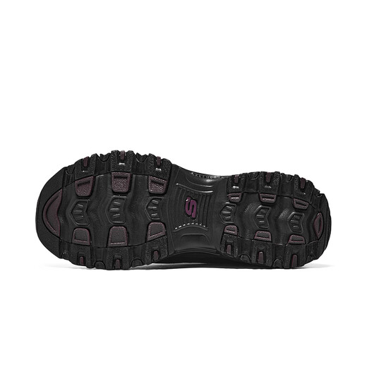 Skechers New Year's Gift Couple's Sports Shoes Plus Velvet Panda Shoes 896268 Black/Purple/BKPR 37 A little too big, it is recommended to order one size smaller