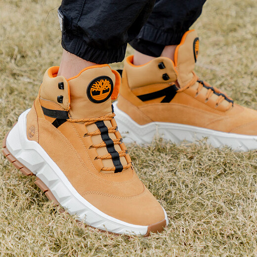 添柏岚（Timberland）男鞋休闲鞋 秋季新款户外透气运动鞋中帮靴防滑防水踢不烂马丁靴 A41GU231/宽楦 /晒图退10 44 280mm