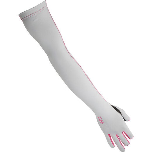 DAIWA 21 models with gloves, covering the back of the hand, summer fishing ice sleeves, sweat-absorbent and quick-drying outdoor sports ice sleeves, sleeves DG-7721 metallic gray S