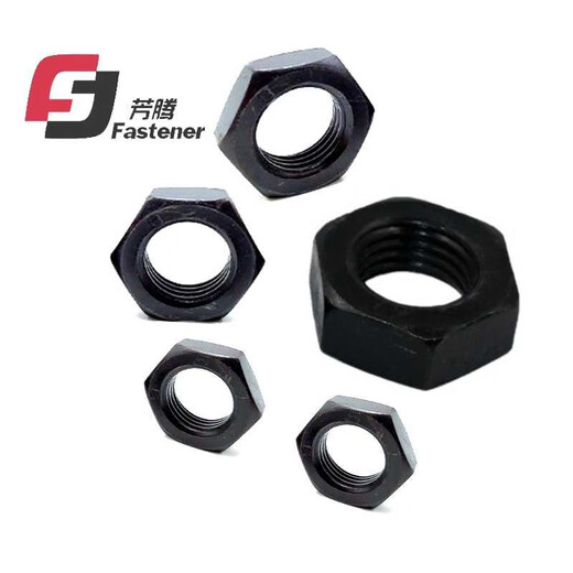 Nivel de fangteng 8 Dientes gruesos de alta resistencia GB6172 Tuerca delgada Hexagon GB6173 Hexagon Tuerca plana M8M10-M48 20 Tuercas delgadas M12*1.75