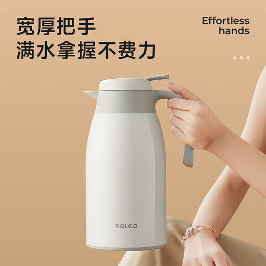Wubiological thermos kettle 2.2 liters large capacity 316L stainless steel household thermos press-type hot water kettle boiling water thermos