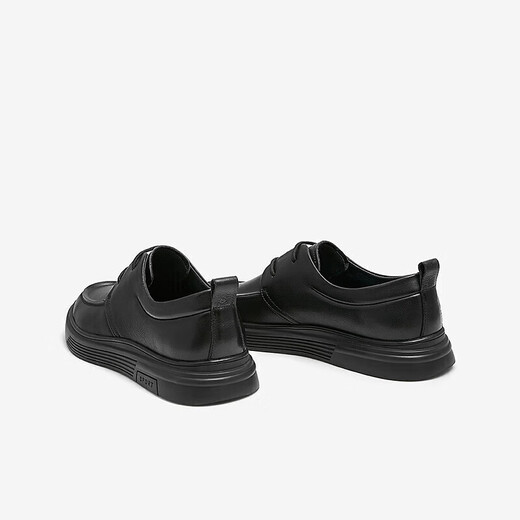 Him her Tata soft sole business casual leather shoes black British heightening genuine leather dad shoes men VVK01CM4 black 41
