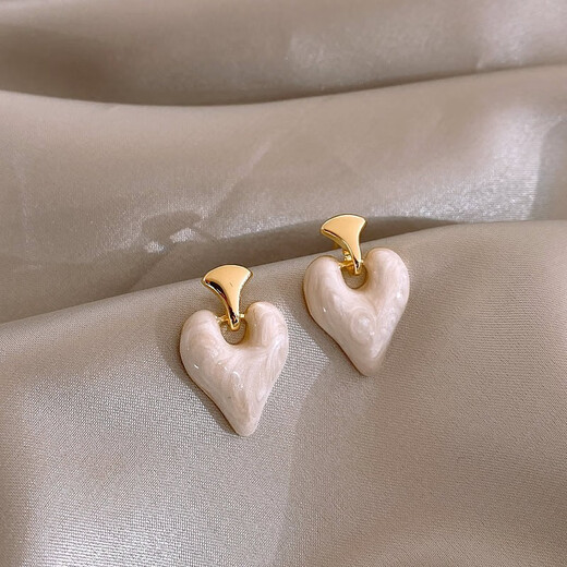 ACOSH Love Earrings Women's Korean Style New Trendy High-end Niche Design Light Luxury Valentine's Day Birthday Gift Temperament Earrings Love Pendant Style