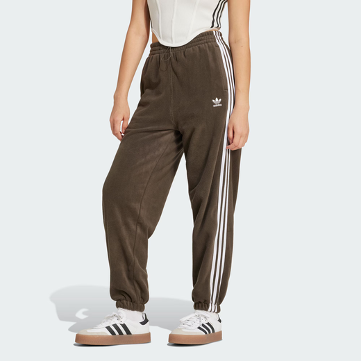 Adidas ADICOLOR TRACK JOGGERS Loose, soft, comfortable, fashionable retro sports knitted sweatpants, women's brown XL