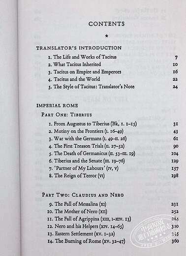 塔西佗 罗马帝国编年史 英文原版 PBC The Annals of Imperial Rome Tacitus 欧洲史