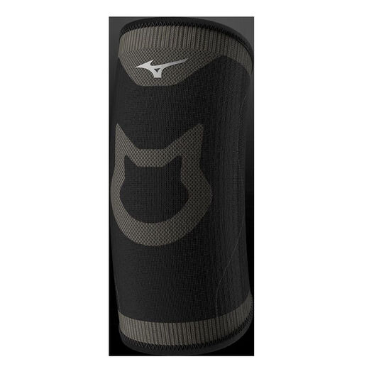 Mizuno (MIZUNO) children's knee protection sports basketball special leg protection running anti-fall over-the-knee men's football knee protection M black 2 pieces