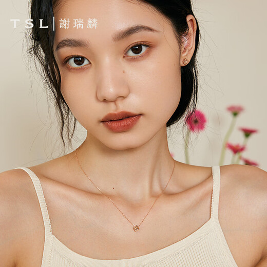 Xie Ruilin (TSL) 18K gold necklace lucky guardian gourd color gold clavicle chain BD537-BD538 BD537-gourd
