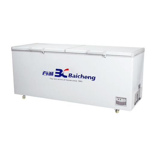 Baicheng BD/C-528/728 Liter Gefrierschrank Horizontaler Ein-Temperatur-Supermarkt Gefrierschrank Gefrierschrankkupferrohr Kühlschrank Frischfleisch Gefrierschrank 1000 Liter [Drei Tür