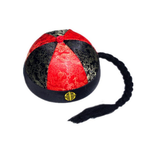 Karond Neues Produkt Kaiserhut Tang Anzug Melon Leder Hut Alte Vermieter Hut Männlicher Kaiser Bräutigam Antike Kostümoper offizieller offizieller schwarzer Gaunthut Erwachsener Wassermelone Weiches Top Gelb Nr. 7 (geeignet für 6-15 Jahre alt)