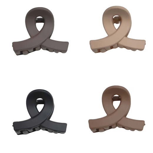 Sha Yanqian's short perm hairpin for short hair and long transitional period device small grabber hairpin for the back of the head, half-tied hair style, suitable for small hair volume, coffee color