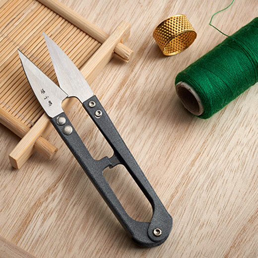 Zhang Xiaoquan corte de hilo de primavera corte de hilo tijeras de sutura botón tijeras taller de costura tijeras pequeñas en forma de U en colores aleatorios