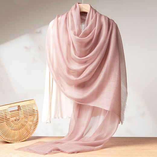 
Brocade floor thin cashmere scarf for women skin-friendly and comfortable fashion gift shawl solid color simple and versatile scarf gift box