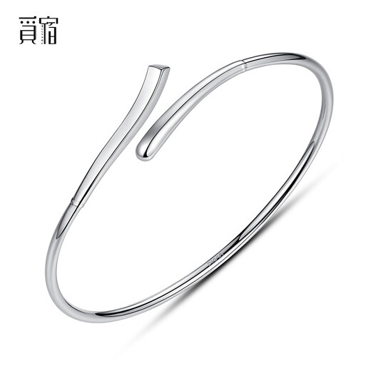 Misu platinum bracelet for women PT950 platinum ring live bracelet fashion simple bracelet for girlfriend birthday gift weight 8.0-8.2 grams + delivery certificate + free engraving