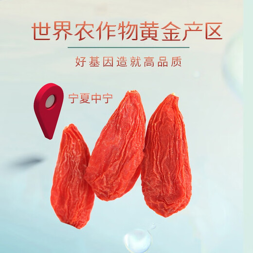 中宁枸杞 红枸杞子 宁夏头茬新货枸杞子 特级精选 250g*2罐