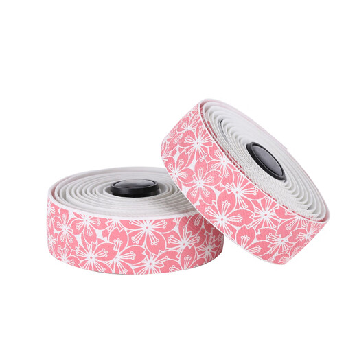 40.000 Kilometer Highway-Lenker mit Fahrrad-Lenkerbogen-Lenker Anti-Rutsch-Gurt-Kee-resistenten Kirschblüte Reitausrüstung Zubehör Pink Rosa