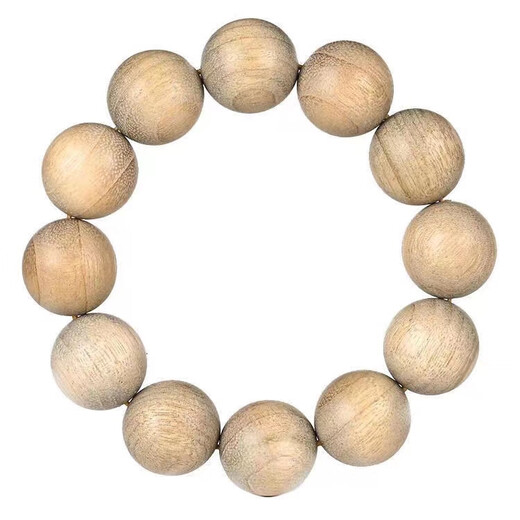 Jiangjiyue Xiangying Camphor Bracelet Bouddhiste Boule Bracelet Rose Sandale Golden Burning Nanyang Yellow Rosewood Agarwood Ebony Sn3879 Camphor Wood Small Holes 1.5 * 15