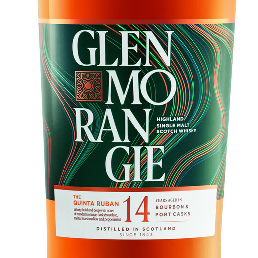 Glenmorangie foreign wine 14 years Porter barrel Highland single malt scotch whiskey gift box 700ml