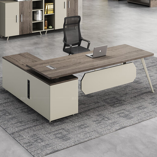 Jiahang boss desk desk leader president desk office single employee desk and chair 1.6 meters boss table + chair L1