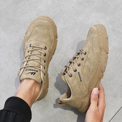 Huili Warrior Zapatos casuales, tendencia de moda zapatos versátiles de tablero, zapatos de estilo de trabajo, zapatos para hombres, zapatos deportivos al aire libre, WXP (WZ) -0304 Caki 40