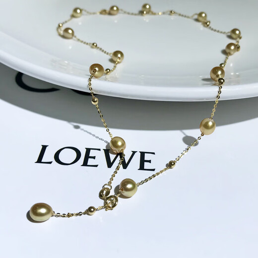 Huilu Natural Seawater South Sea Pearls Wild Seedless Keshi Gold Pearls White Pearls Tahitian Special Shaped Irregular Shapes Bare Pearls Single (Random)