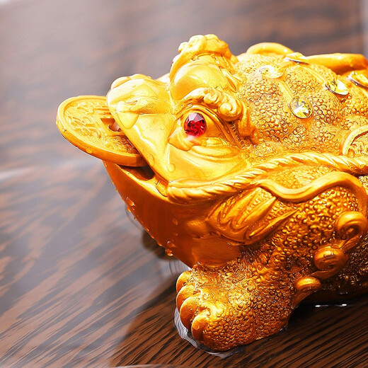 Haofeng Tea Pet Ornaments 2025 New Complete Tea Set Household Tea Ceremony Accessories Color Changing Fortune Mid-Autumn Festival Gift A Style Color Changing Golden Toad 8*11cm