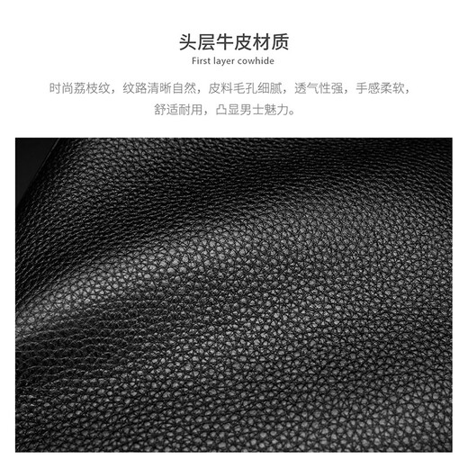 稻草人钥匙包男士头层牛皮大容量汽车锁匙简约迷你挂扣包2025父亲节礼物 黑色