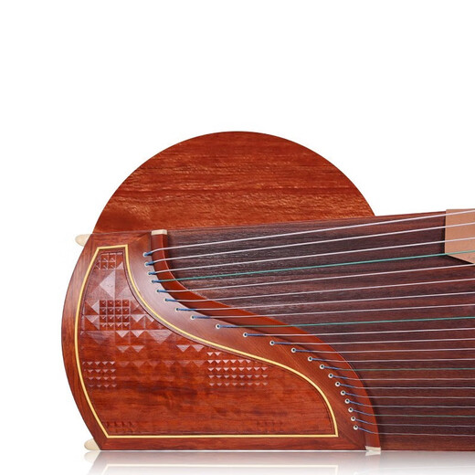 Dunhuang Brand Guzheng 694KK Série Banana Window Night Speech Mahogany débutant Performance Grading Guzheng Qin Shanghai Folk Musical Instrument Factory 21694ff Qianyan Jingxiu (ensemble complet de packages cadeaux)