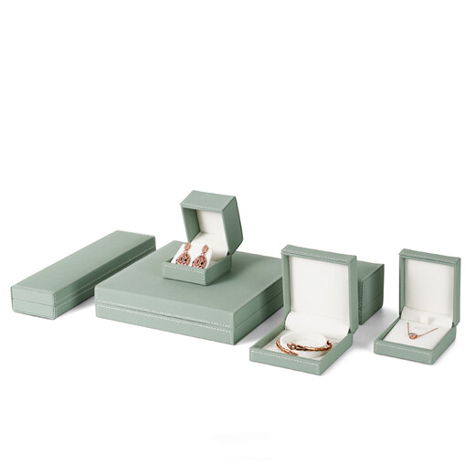 Fanxi FANXI2021 Jewelry Box Ring Earring Pendant Bracelet Jewelry Packaging Box Fresh Green H12004-Bangle Box