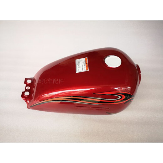 Asakusa Suzuki Prince Gn125 Haojue HJ12588E Little Prince Style General Motorcycle Huile Tank Huile Rouge Rouge N ° 3 Fleur