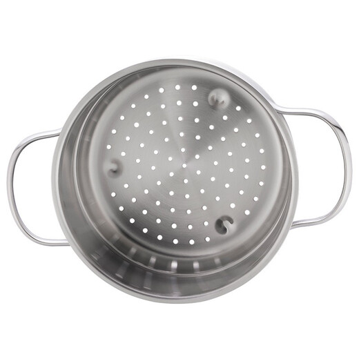 Momscook stainless steel steamer steamer steamer 304 material double-ear steamer (ZG1809) steamer 18cm
