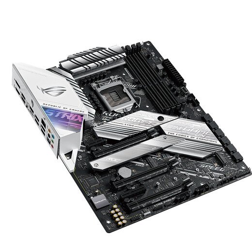 Asus Rog Strix Z490-A Gaming Snow Blowing Mother плата поддерживает CPU 10900K/10700K/10700KF (Intel Z490/LGA 1200)