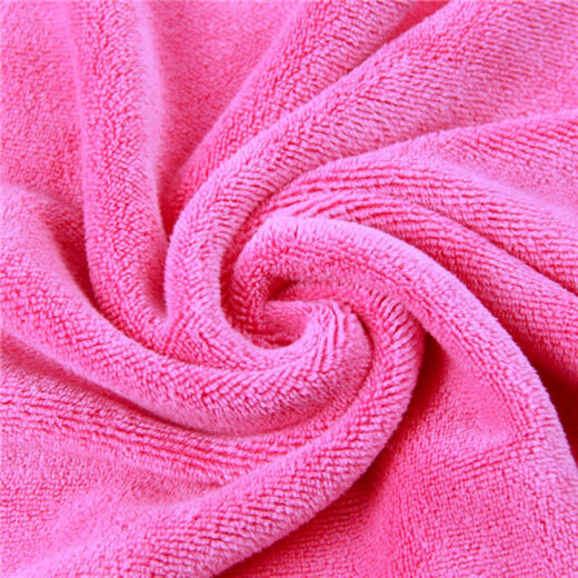 Dijialu Hotel foot therapy and beauty salon thickened absorbent dry hair towel hairdressing and barber shop special towel non-pure cotton 35*75 wine red thickened 80g 0x0cm