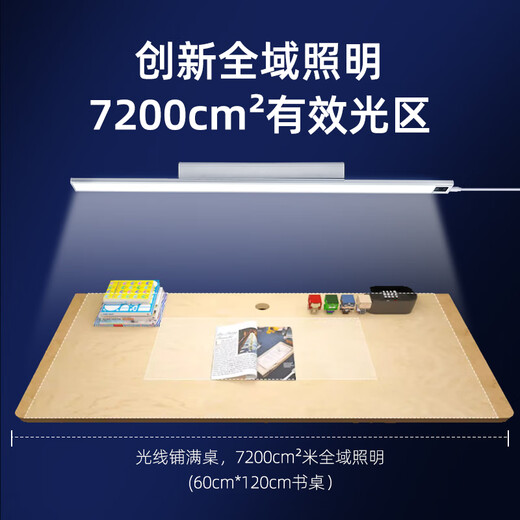 ZIDENG wall-mounted eye-protection table lamp, long study student cool dormitory children's desk ceiling magnetic light strip