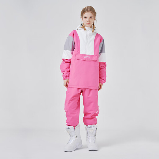 ROUHILDY brand ski suit women's single and double board one-piece ski suit outdoor windproof and waterproof couple's warm ski suit chest set rouge red (female) L ROUHILDY brand ski suit women's single and double board one-piece ski suit outdoor windproof and waterproof couple's warm ski suit chest set rouge red (female) L